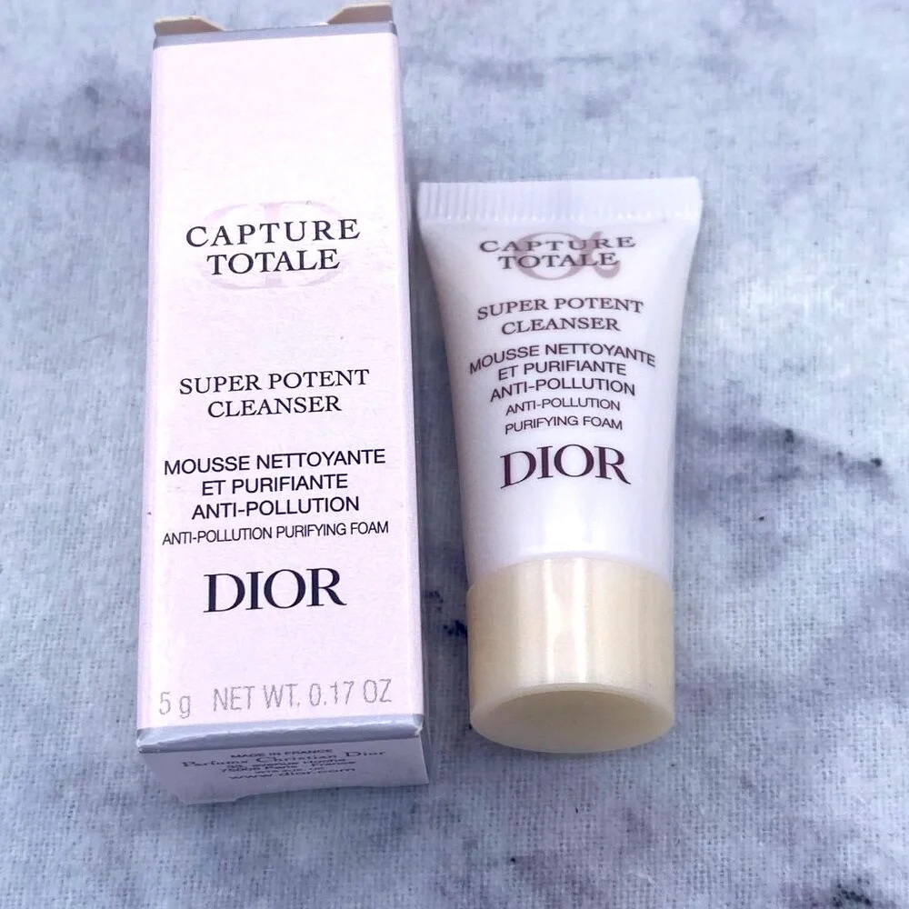 Dior Beauty Set-White Pouch,Foundation,Mascara,Lipstick,Primer-8pc-BOXED-NEW